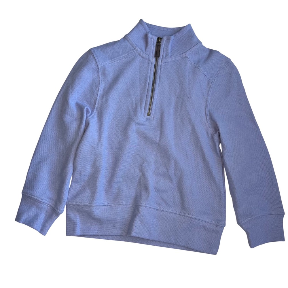 Tommy Bahama Kids Quarter Zip Pullover Sweatshirt XS(4) Blue Lavender Casual